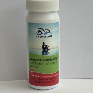 Chemoform 4-in-1 Swimming Pool Water Test Strips - 50pk